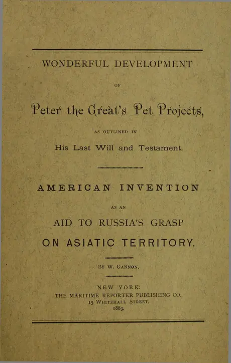 Cover of Maritime Reporter, January 1889