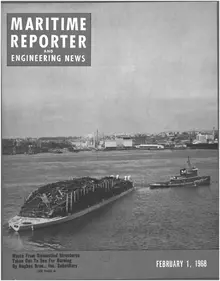 Maritime Reporter cover, February 1968