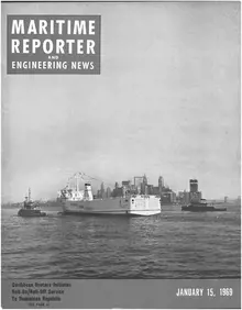 Maritime Reporter cover, January 15, 1969