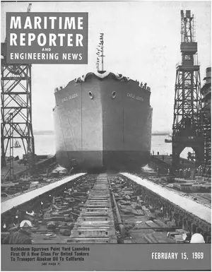 Maritime Reporter cover, February 15, 1969