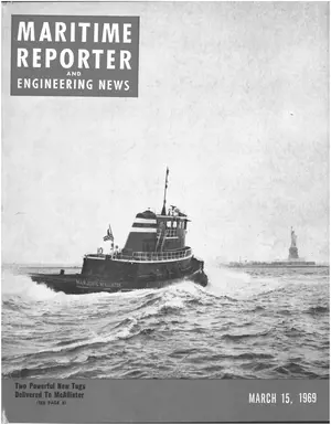 Maritime Reporter cover, March 15, 1969