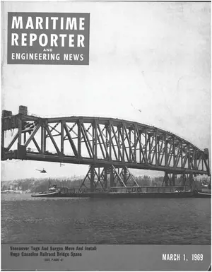 Maritime Reporter cover, March 1969