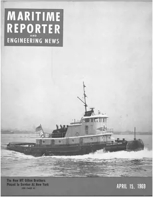 Maritime Reporter cover, April 15, 1969
