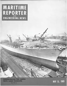 Maritime Reporter cover, May 15, 1969