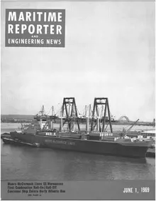 Maritime Reporter cover, June 1969