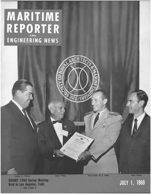 Maritime Reporter cover, July 1969