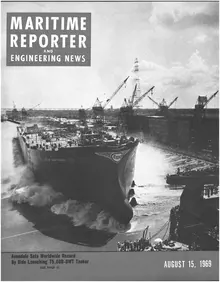 Maritime Reporter cover, August 15, 1969