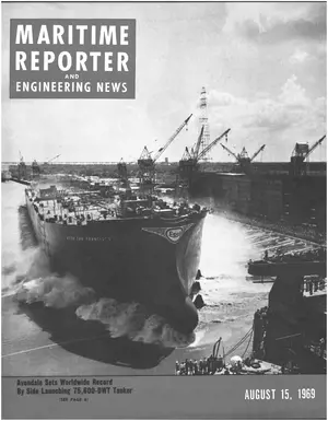 Maritime Reporter cover, August 15, 1969