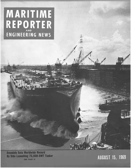 Cover of Maritime Reporter, August 15, 1969