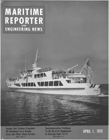 Maritime Reporter cover, April 1970