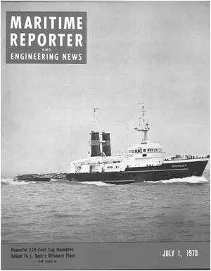 A Maritime Reporter cover from 1970