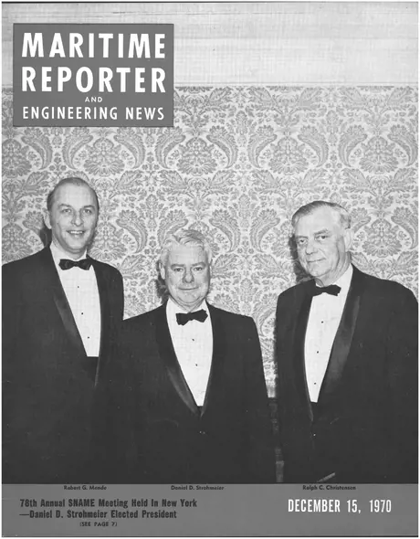 Cover of Maritime Reporter, December 15, 1970