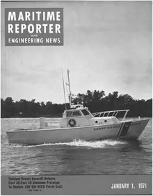 Maritime Reporter cover, January 1971