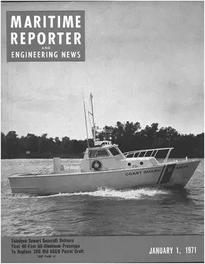 Maritime Reporter cover, January 1971