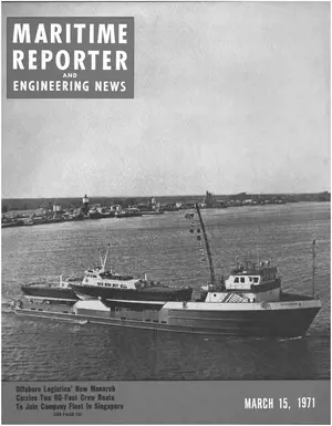 Maritime Reporter cover, March 15, 1971