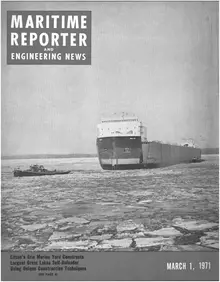 Maritime Reporter cover, March 1971