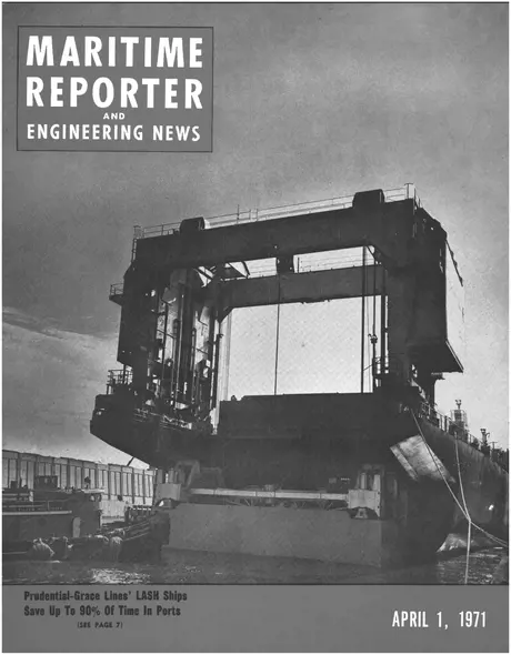Cover of Maritime Reporter, April 1971