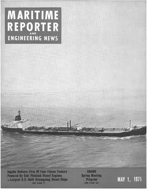 Maritime Reporter cover, May 1971