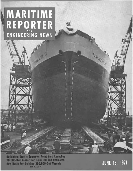 Cover of Maritime Reporter, June 15, 1971