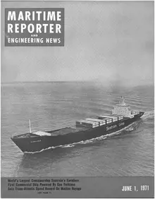 Maritime Reporter cover, June 1971