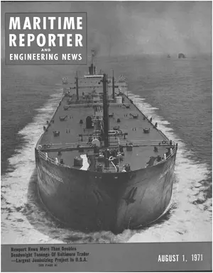 Maritime Reporter cover, August 1971
