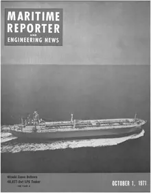 Maritime Reporter cover, October 1971
