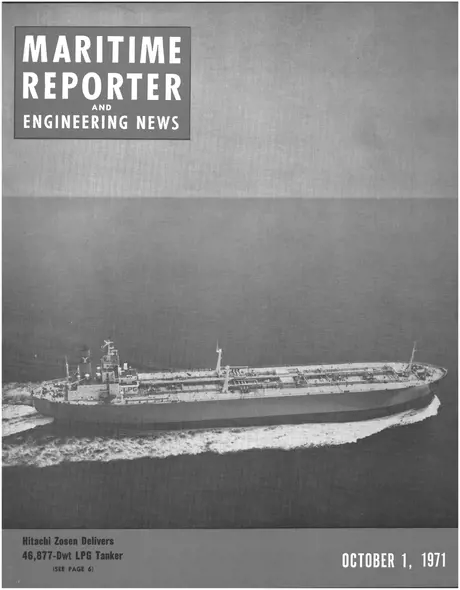 Cover of Maritime Reporter, October 1971