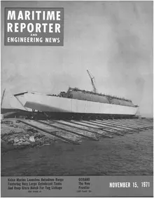 Maritime Reporter cover, November 15, 1971