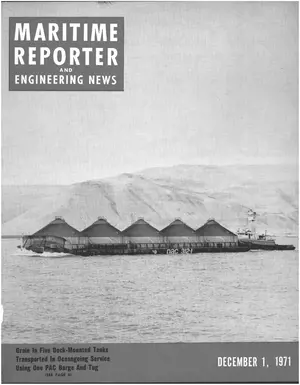Maritime Reporter cover, December 1971