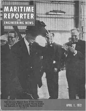 A Maritime Reporter cover from 1972