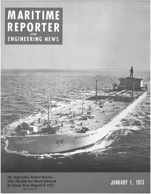 Maritime Reporter cover, January 1973