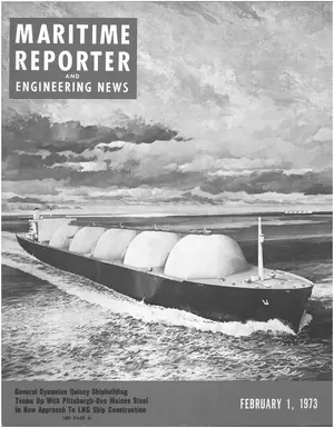 Maritime Reporter cover, February 1973