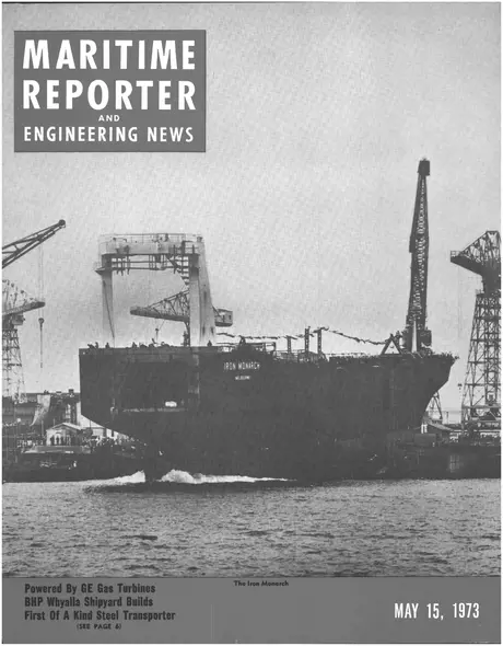 Cover of Maritime Reporter, May 15, 1973