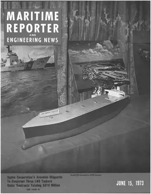 Maritime Reporter cover, June 15, 1973