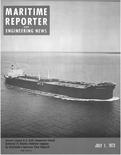 Cover of Maritime Reporter, July 1973