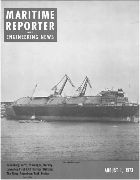 Cover of Maritime Reporter, August 1973