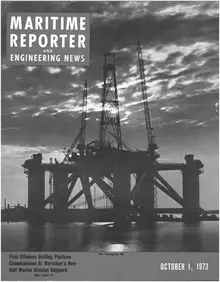 Maritime Reporter cover, October 1973