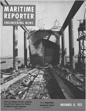 Maritime Reporter cover, November 15, 1973
