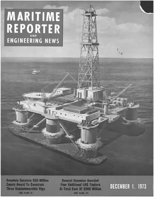 Maritime Reporter cover, December 1973