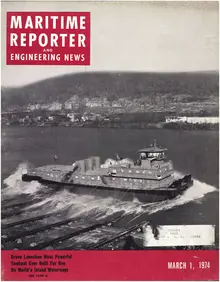 Maritime Reporter cover, March 1974