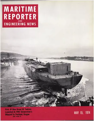 Maritime Reporter cover, May 15, 1974