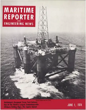 Maritime Reporter cover, June 1974