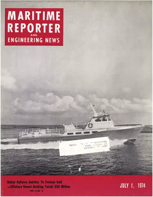Maritime Reporter cover, July 1974
