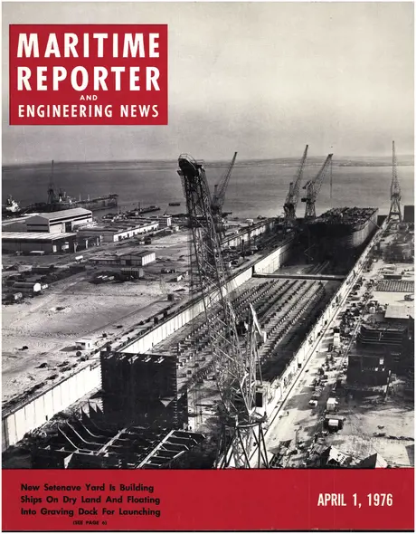 Cover of Maritime Reporter, April 1976