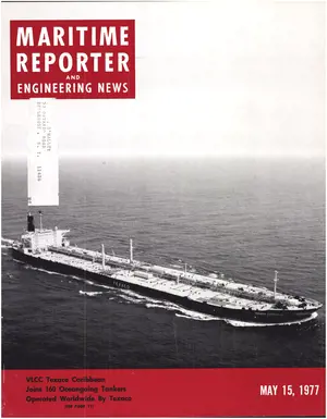Maritime Reporter cover, May 15, 1977