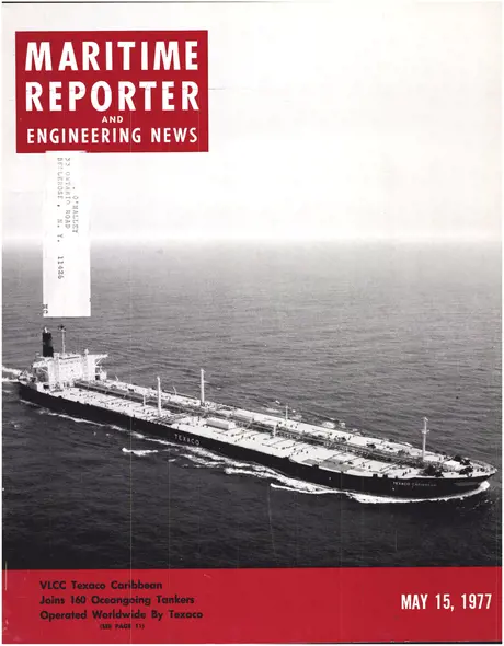 Cover of Maritime Reporter, May 15, 1977