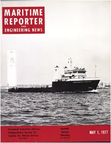 Maritime Reporter cover, May 1977