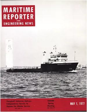 Maritime Reporter cover, May 1977