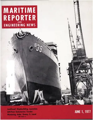 A Maritime Reporter cover from 1977