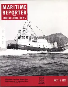 Maritime Reporter cover, July 15, 1977